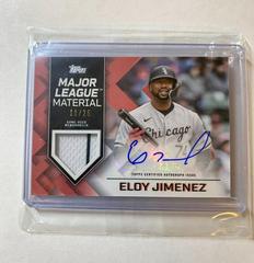 Eloy Jimenez [Red] #MLMA-EJ Baseball Cards 2022 Topps Update Major League Material Autographs Prices