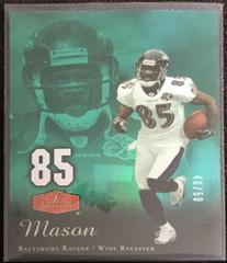 Derrick Mason [Emerald] #9 Football Cards 2006 Flair Showcase Prices