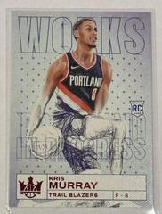 Kris Murray [Ruby] #17 Basketball Cards 2023 Panini Court Kings Works in Progress Prices