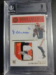 Ja'Marr Chase [Cap Patch Autograph Gold] #132 Football Cards 2021 Panini Encased Prices