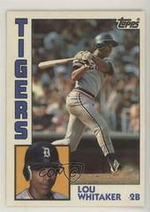 Lou Whitaker #695 Baseball Cards 1984 Topps Tiffany Prices