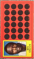 Ben Oglive #7 Baseball Cards 1981 Topps Scratch Offs Prices