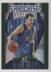 Luka Doncic [Green Flood] #29 Basketball Cards 2019 Panini Donruss Franchise Features Prices