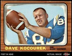 Dave Kocourek #82 Football Cards 1966 Topps Prices