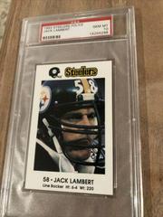 Jack Lambert Football Cards 1983 Steelers Police Prices