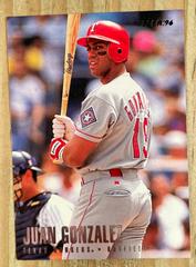 Juan Gonzalez #6 Baseball Cards 1996 Fleer Rangers Prices