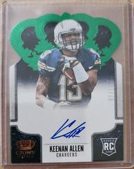 Keenan Allen [Signature Die Cut Green] #217 Football Cards 2013 Panini Crown Royale Prices