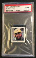 Dave Parker Baseball Cards 1983 Fleer Stamps Prices