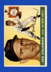 Joe Coleman Baseball Cards 1955 Topps Prices