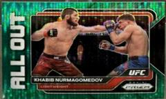 Khabib Nurmagomedov [Green Pulsar] #27 Ufc Cards 2023 Panini Prizm UFC All Out Prices