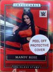 Mandy Rose [Red] #2 Wrestling Cards 2022 Panini Impeccable WWE Stainless Stars Prices