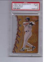 Albert Belle [Luminescent] Baseball Cards 1998 Stadium Club Triumvirate Prices
