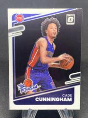 Cade Cunningham #1 Basketball Cards 2021 Panini Donruss Optic The Rookies Prices