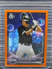 Colson Montgomery [Orange] #PE-4 Baseball Cards 2022 Bowman Platinum Precious Elements Prices