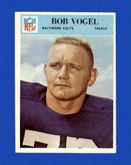 Bob Vogel Football Cards 1966 Philadelphia Prices