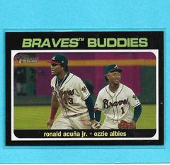 Ozzie Albies/Ronald Acuna Jr #CC10 Baseball Cards 2020 Topps Heritage Combo Cards Prices