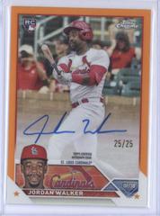 Jordan Walker [Orange] #RA-JWA Baseball Cards 2023 Topps Chrome Rookie Autographs Prices
