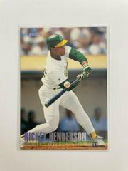 Rickey Henderson #209 Baseball Cards 1996 Fleer Tiffany Prices