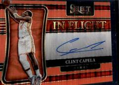 Clint Capela [Orange Pulsar] Basketball Cards 2021 Panini Select In Flight Signatures Prices