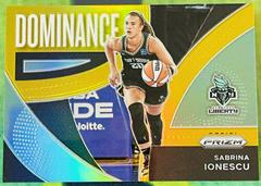 Sabrina Ionescu [Gold] #7 Basketball Cards 2022 Panini Prizm WNBA Dominance Prices
