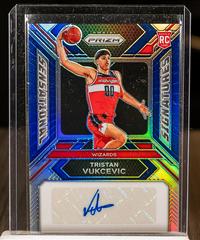 Tristan Vukcevic [Blue Prizm] #2 Basketball Cards 2023 Panini Prizm Sensational Signature Prices
