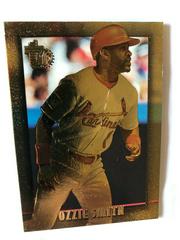 Ozzie Smith [Golden Idols] Baseball Cards 1995 Topps Embossed Prices