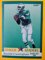 Randall Cunningham Football Cards 1991 Fleer Prices