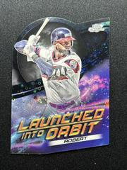 Luis Robert [Black Eclipse] Baseball Cards 2022 Topps Cosmic Chrome Launched Into Orbit Prices