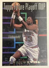 Patrick Ewing, Topps Future Playoff MVP Basketball Cards 1993 Topps Gold Prices