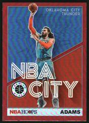 Steven Adams [Red] #3 Basketball Cards 2019 Panini Hoops Premium Stock NBA City Prices