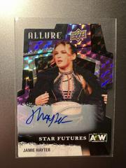 Jamie Hayter [Autograph Purple Diamond] #128 Wrestling Cards 2022 Upper Deck Allure AEW Prices