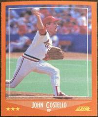 John Costello #107T Baseball Cards 1988 Score Traded Prices
