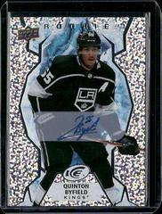 Quinton Byfield [White Snowflake Autograph] #108 Hockey Cards 2021 Upper Deck Ice Prices