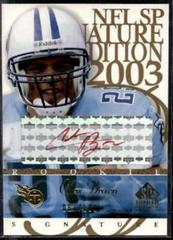 Chris Brown [Red] #CB Football Cards 2003 SP Signature Signature Edition Prices