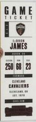 LeBron James [Game Ticket] Basketball Cards 2017 Panini Contenders Prices