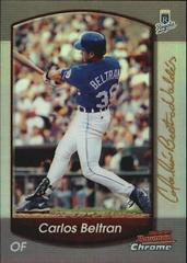 Carlos Beltran [Refractor] #106 Baseball Cards 2000 Bowman Chrome Prices