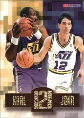 Karl Malone / John Stockton #HH10 Basketball Cards 1996 Hoops Head to Head Prices