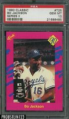 Bo Jackson [Series II] #T25 Baseball Cards 1990 Classic Prices