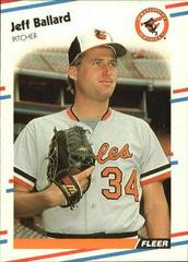 Jeff Ballard #554 Baseball Cards 1988 Fleer Glossy Prices