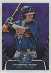 Brandon Drury [Purple Refractor] #BPP10 Baseball Cards 2012 Bowman Platinum Prospects Prices