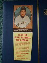Johnny Antonelli [With Tab] #50 Baseball Cards 1958 Hires Root Beer Prices