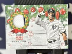 Aaron Judge [Red Metallic] Baseball Cards 2022 Topps Holiday Relics Prices