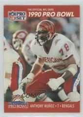 Anthony Munoz #361 Football Cards 1990 Pro Set FACT Cincinnati Prices