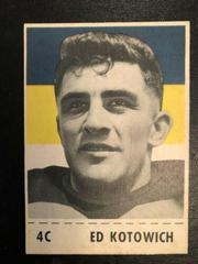 Ed Kotowich #4C Football Cards 1956 Shredded Wheat Prices