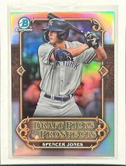 Spencer Jones [Refractor] #DPP-19 Baseball Cards 2023 Bowman Draft Picks & Prospects Prices