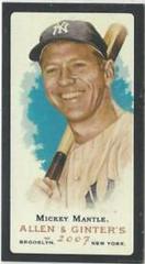 Mickey Mantle [Mini No Number] Baseball Cards 2007 Topps Allen & Ginter Prices