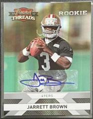 Jarrett Brown [Autograph Silver] Football Cards 2010 Panini Threads Prices