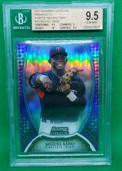 Miguel Sano [Refractor] #19 Baseball Cards 2011 Bowman Sterling Prices
