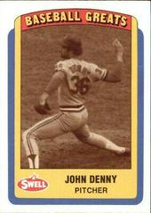 John Denny Baseball Cards 1990 Swell Greats Prices