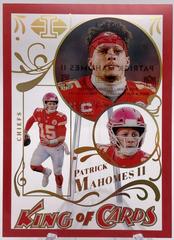 Patrick Mahomes II [Red] Football Cards 2022 Panini Illusions King Of Prices